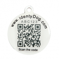 Médaille QR code IdentyDog