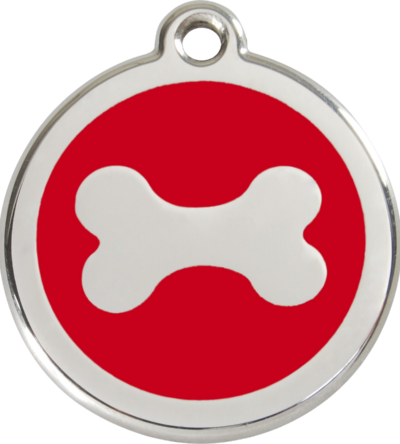 Médaille chien RED DINGO Os