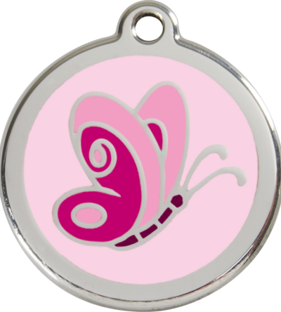 Médaille chien RED DINGO Papillon