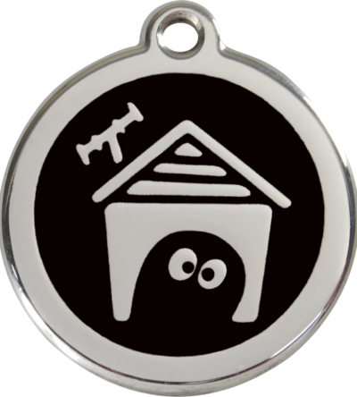 Médaille chien RED DINGO Niche Noire