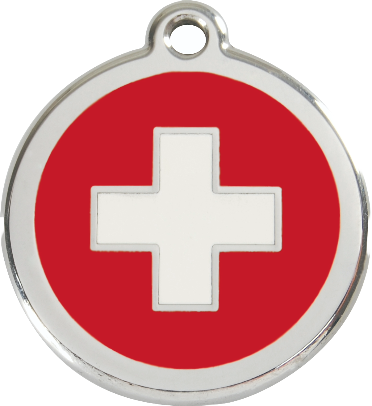 Médaille chien RED DINGO Rouge Swiss