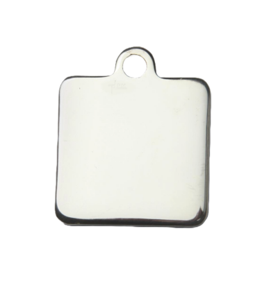 Médaille chien carré