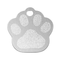 Médaille chien alu Pattes