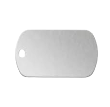 Médaille chien alu Plaque Militaire