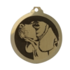 Médaille chien gravée Beagle