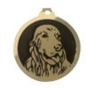 Médaille chien gravée Cocker Spaniel