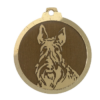 Médaille chien gravée Scottish Terrier
