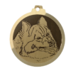 Médaille chien gravée Spitz Moyen