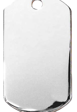 Médaille chien Plaque Militaire