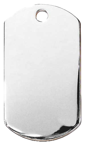 Médaille chien Plaque Militaire