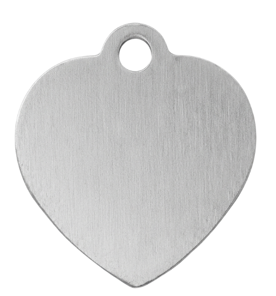 MÉDAILLE ALUMINIUM PERSONNALISÉE COEUR